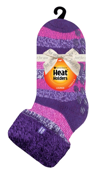 HEAT HOLDERS - Womens Thermal Slipper Bettsocken mit rutschfesten Griffen - Image 2