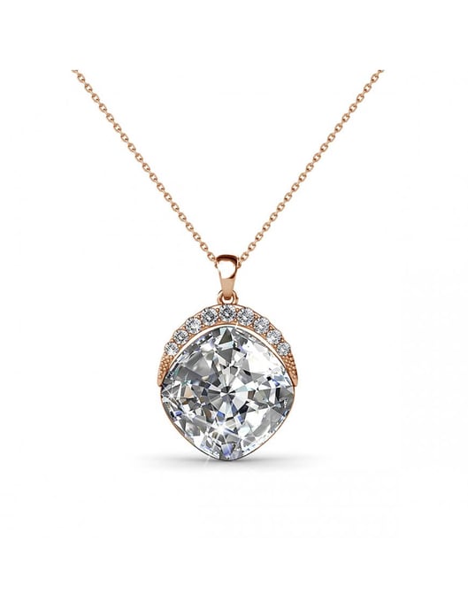 Tiffy-Anhänger - Rose Gold und Kristall - Image 1