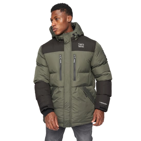 Crosshatch - "Squadage" Jacke Verkleidet für Herren (Oliv) - Image 1