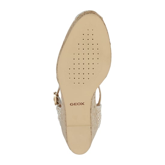 Geox D GELSA Damen-Sandalen In Hellbeige - Image 3