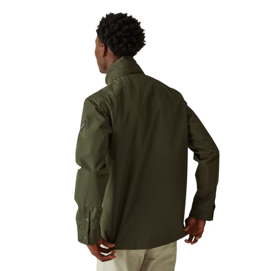 Regatta Mens Raytan Waterproof Jacket (Dark Khaki)