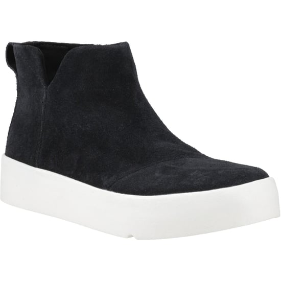 TOMS Verona Mid Leder Damen Schwarz Stiefel - Image 1