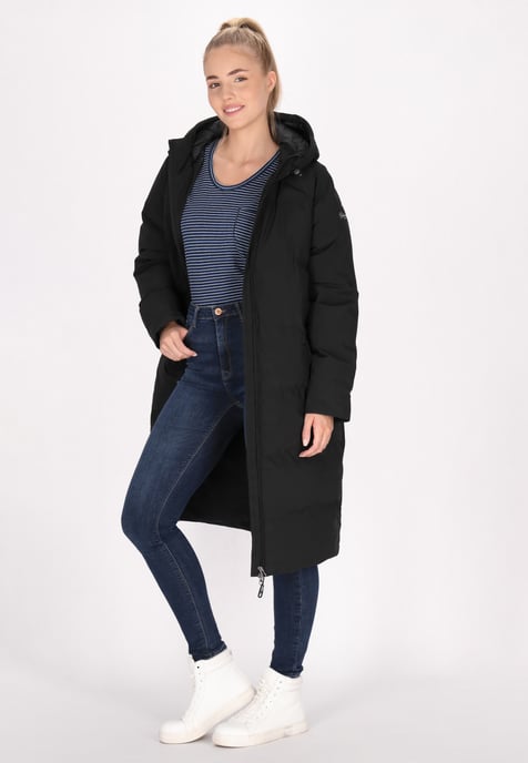 Schmuddelwedda Wintermantel Damen Schwarz - Image 2
