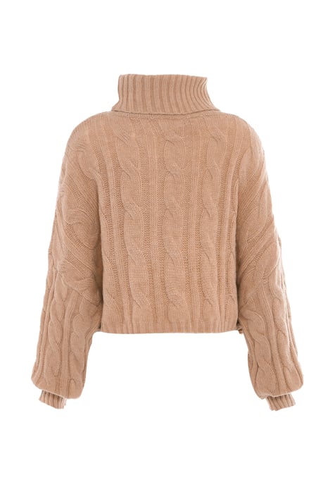 Mymo Rollkragenpullover Damen Beige - Image 2