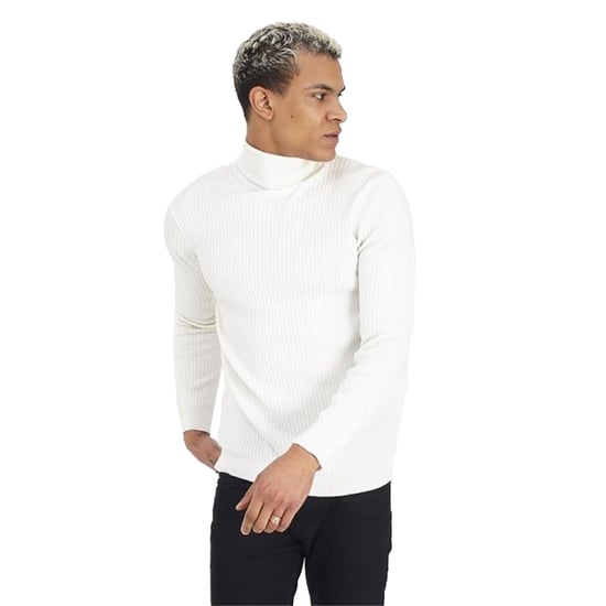 BRAVE SOUL Mens High Neck Casual Jumper