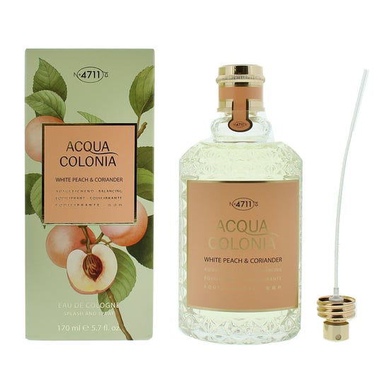 4711 Acqua Colonia White Peach & Coriander Eau de Cologne 170ml - Image 1