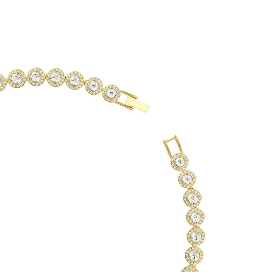 Swarovski 'Una Angelic' Damen-Halskette aus vergoldetem Metall - Gold 5720505 - Image 4