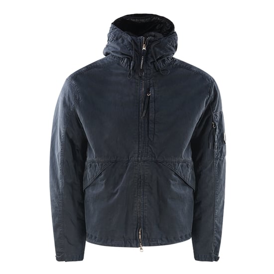 C.P. Company 50 Fili Rubber Hooded Total Eclipse Jacke - Image 1