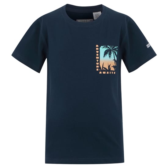 Regatta - "Bosley VIII" T-Shirt für Kinder (Marineblau) - Image 1