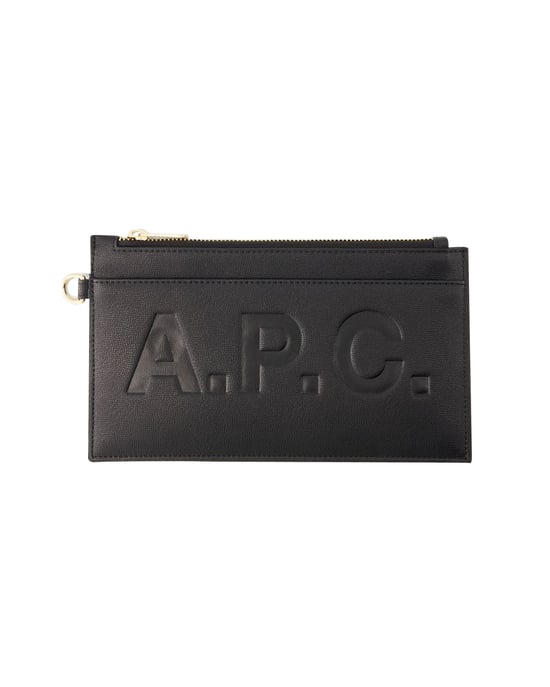 Market Clutch - A.P.C. - Synthetik - Schwarz - Image 1