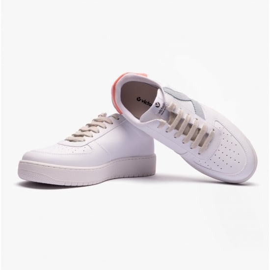 MADRID CONTRAST FAUX LEATHER Womens Trainers Blue Multi
