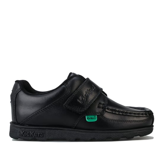 Chaussures en Cuir Fragma Kickers Pour Garçon en Noir - Image 1