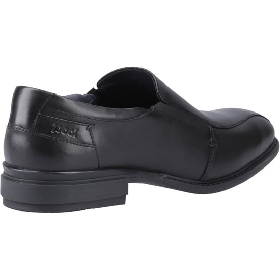 Pod Spear Leder Herren Schwarz Slip-On Schuhe - Image 2