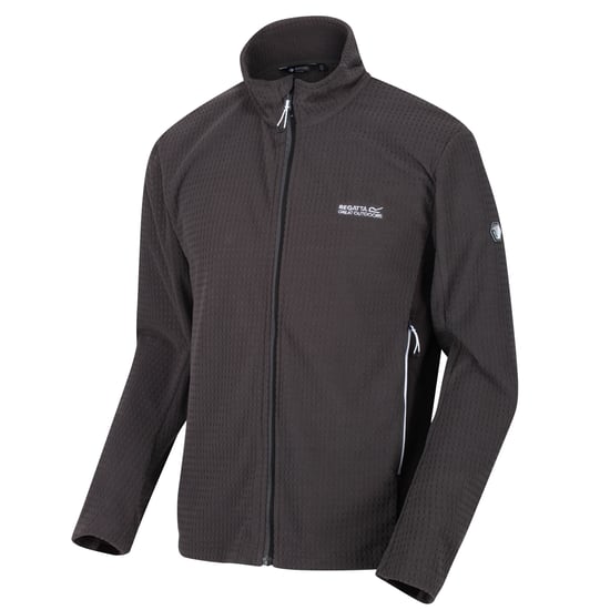 Regatta Mens Highton Full Zip Fleece (Magnet Grey/Black)
