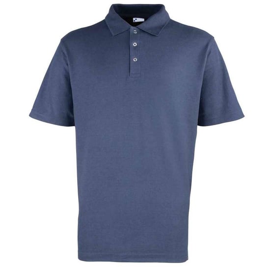Premier - Poloshirt Mit Stollen für Herren (Marineblau) - Image 1