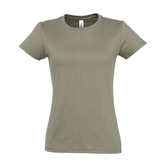 SOLS Imperial Damen T-Shirt, Kurzarm, Rundhalsausschnitt (Khaki) - Image 1