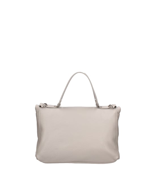 Viola Castellani Shoulder bag convertible into a backpack Women LIGHT GREY