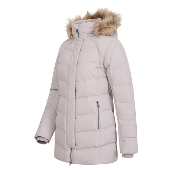 Mountain Warehouse Damen/Damen Isla II Lange Daunenjacke (Helles Beige) - Image 3