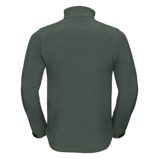 Russell Mens Water Resistant & Windproof Softshell Jacket (Bottle Green) - Image 2