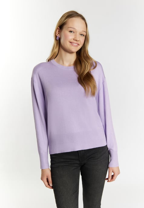 Mymo Strickpullover Damen violett - Image 3