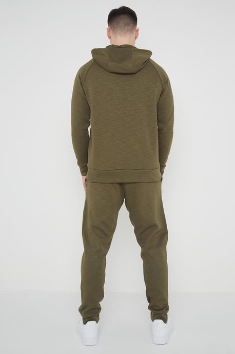 Nike Herren Sportswear Optic-Trainingsanzug in Olivgrün - Image 2