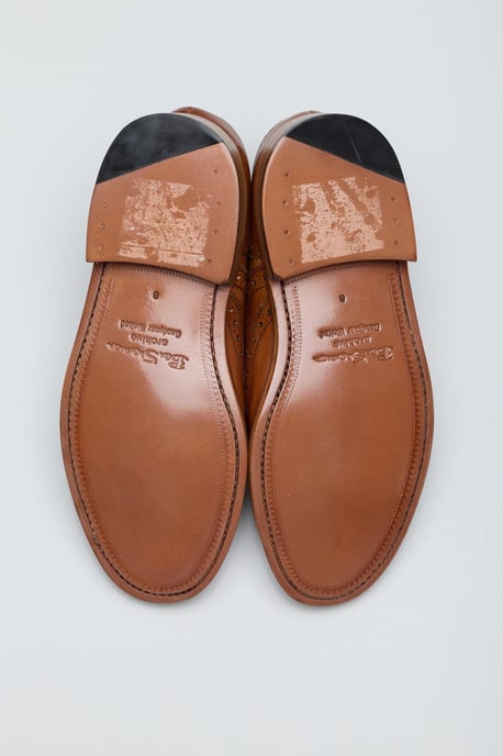 Ben Sherman Sugarman Brogue Leder Herren Braune Schnürschuhe - Image 5