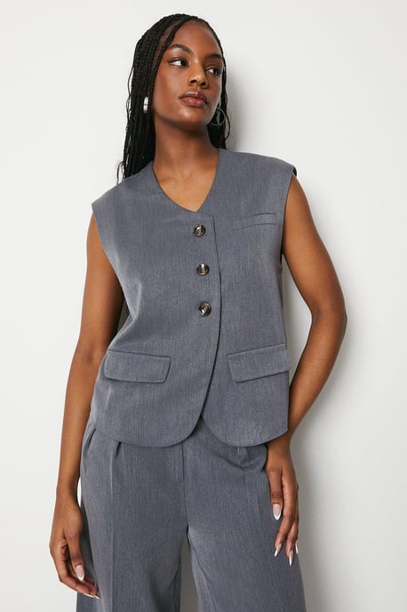 Tailored Boxy Fit Waistcoat