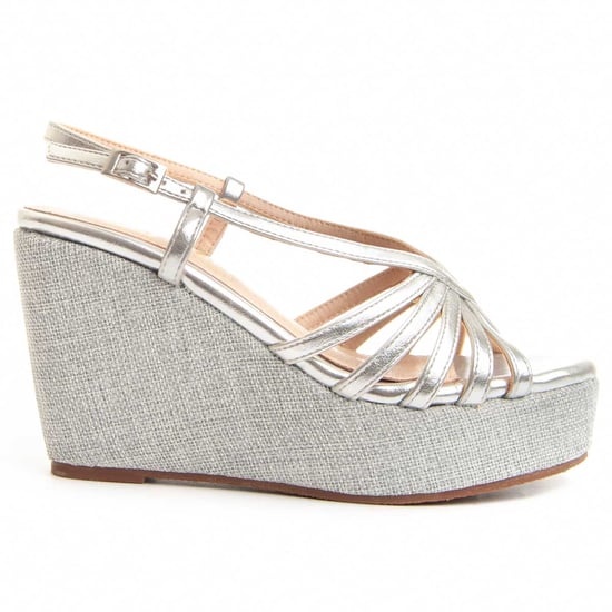 Montevita Wedge Sparto Sandale Wesparto5 in Silber - Image 2