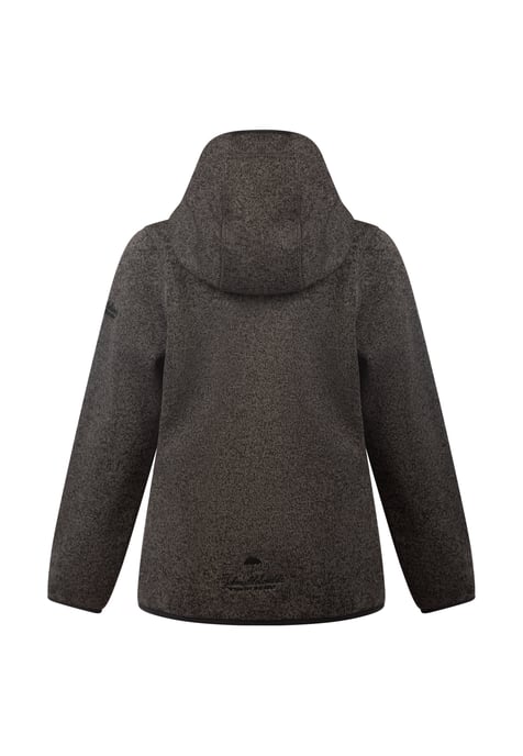 Schmuddelwedda Strickfleeceblouson für Mädchen Mädchen (Kids) grau melange - Image 4
