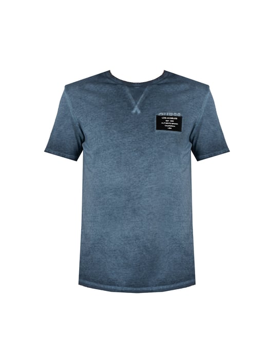Guess T-Shirt Patch Herren blau - Image 1