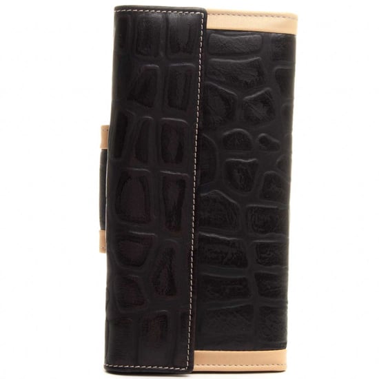 Leather purse Montevita in Brown
