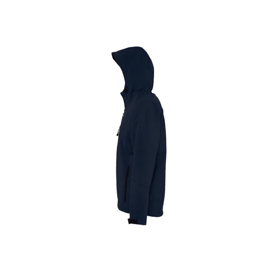 SOLS Mens Replay Hooded Soft Shell Jacket (atmungsaktiv, winddicht und wasserabweisend) (French Navy) - Image 3