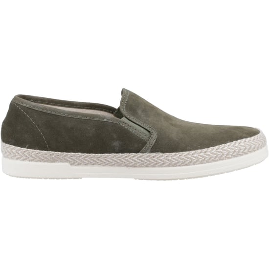 Dune Francisco Wildleder Herren Khaki Turnschuhe - Image 6