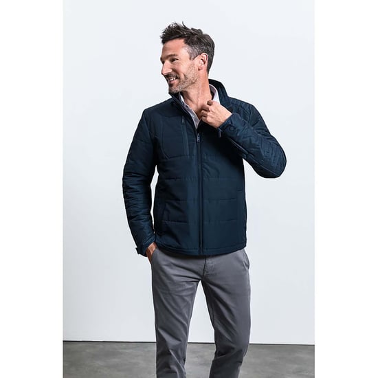 Russell - "Cross" Steppjacke für Herren (Marineblau) - Image 4