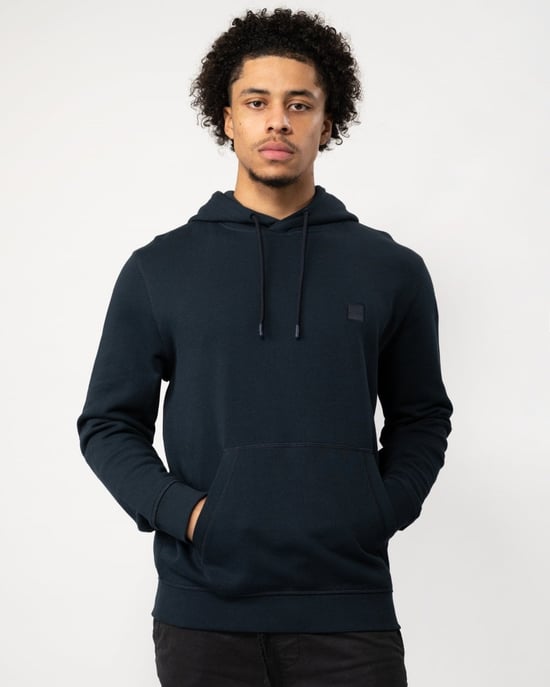 BOSS Orange Wetalk Herren Pullover Hoodie mit Logo-Patch NOS - Image 1