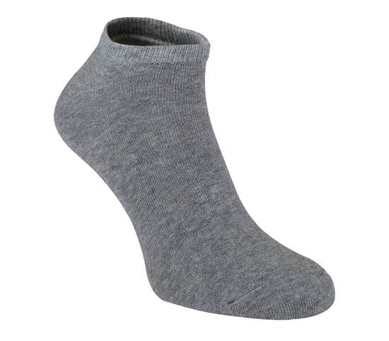 Sock Snob - 12 Pair Multipack Mens Quarter Trainer Socks - Grey