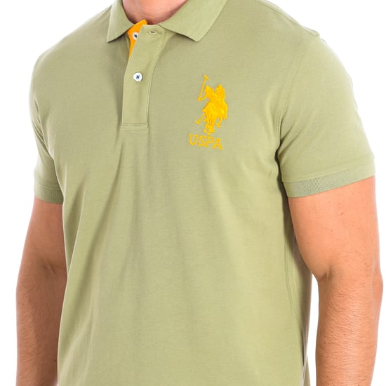 KORYCBAD Short Sleeve Polo with contrasting lapel collar 64779 man