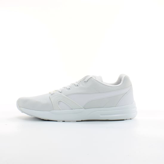 Puma Trinomic XT S White Textile Mens Lace Up Trainers 359135 03