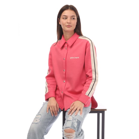 Women's Palm Angels Classic Track Shirt in Pink