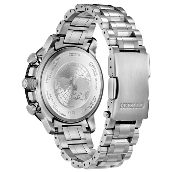 Citizen Promaster Geo Trekker Herren Silberuhr BY3006-53H - Image 2
