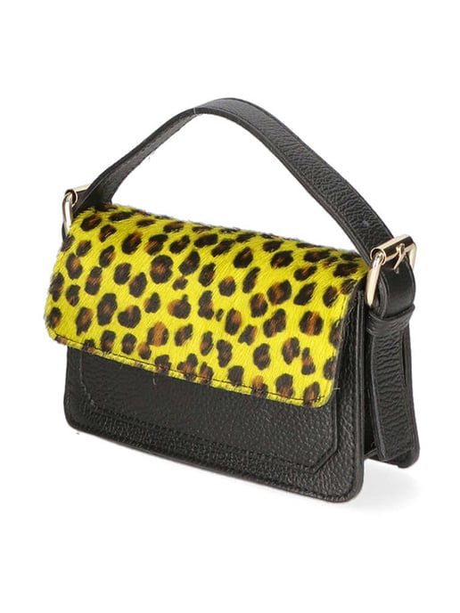 Gave Lux Clutch bag women CHEETAH YELLOW
