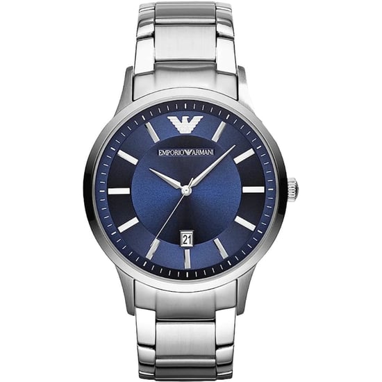Emporio Armani AR2477 Klassische Herrenuhr mit blauem Zifferblatt - Image 1