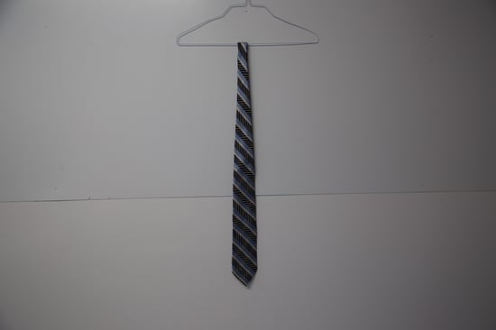 Valentino Diagonal Gestreifter Krawatte aus Multicolor Seide - Image 6