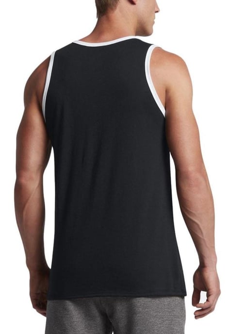 Nike Herren-Weste mit großem Swoosh-Ace-Logo in Schwarz - Image 2