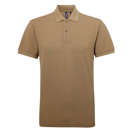 Asquith & Fox Herren-Kurzarm-Poloshirt aus Performance-Mischung (Khaki) - Image 1