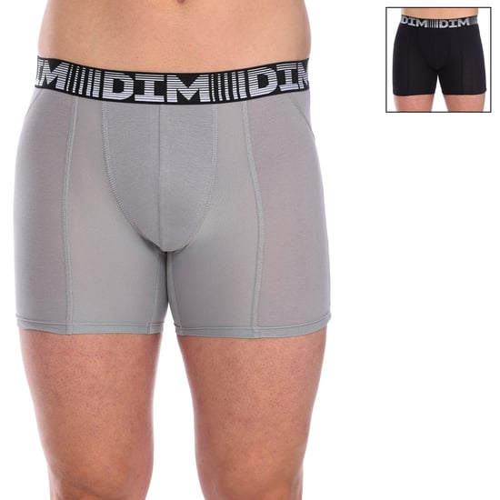 Pack-2 Men's 3D Flex Air Cotton Long Boxers D01N2