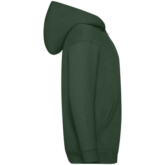 Fruit of the Loom - Sweatshirt, mit Kapuze für Kinder (Flaschengrün) - Image 6