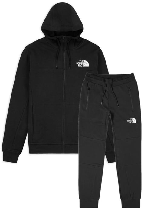 The North Face Mens Himalayan Zip Up Trainingsanzug in schwarz - Image 1
