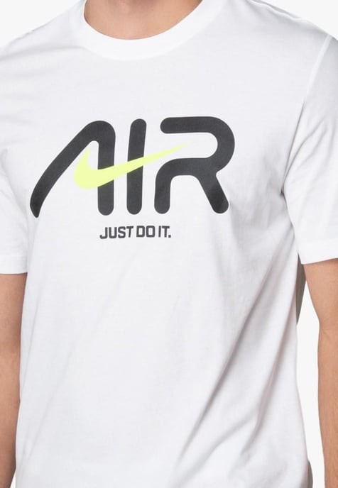 Nike Swoosh Air Herren-T-Shirt in Weiß - Image 3