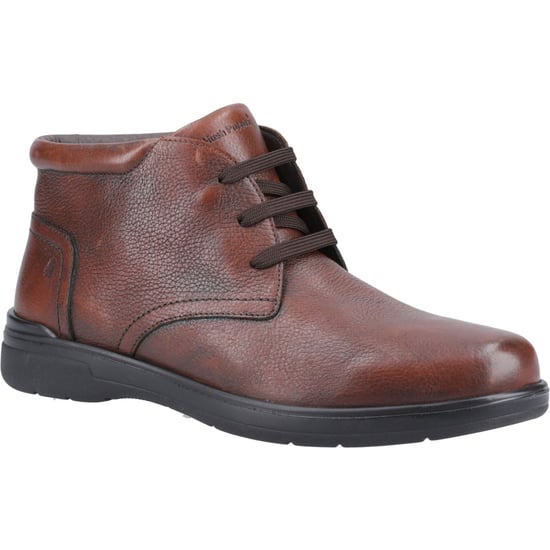 Hush Puppies Malcolm Leder Herren Stiefel Braun - Image 1